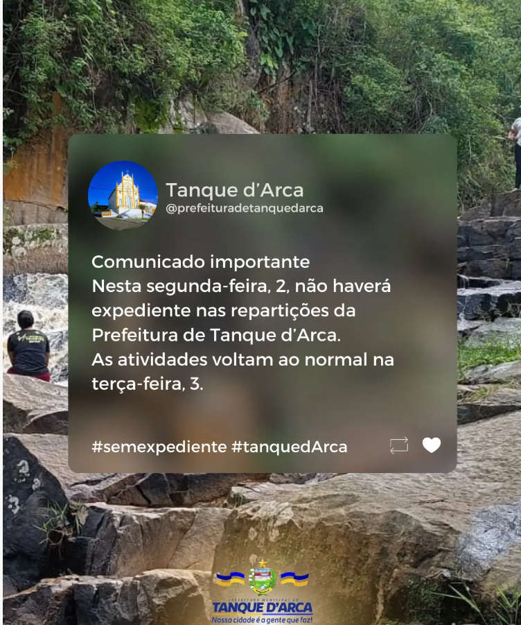 Segunda-feira é feriado